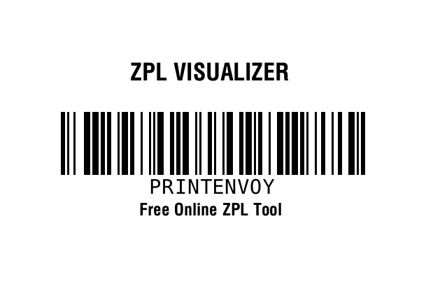 Rendered ZPL label preview from Print Envoy ZPL Visualizer
