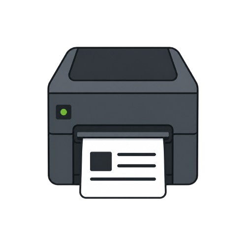 Receiving label printer icon