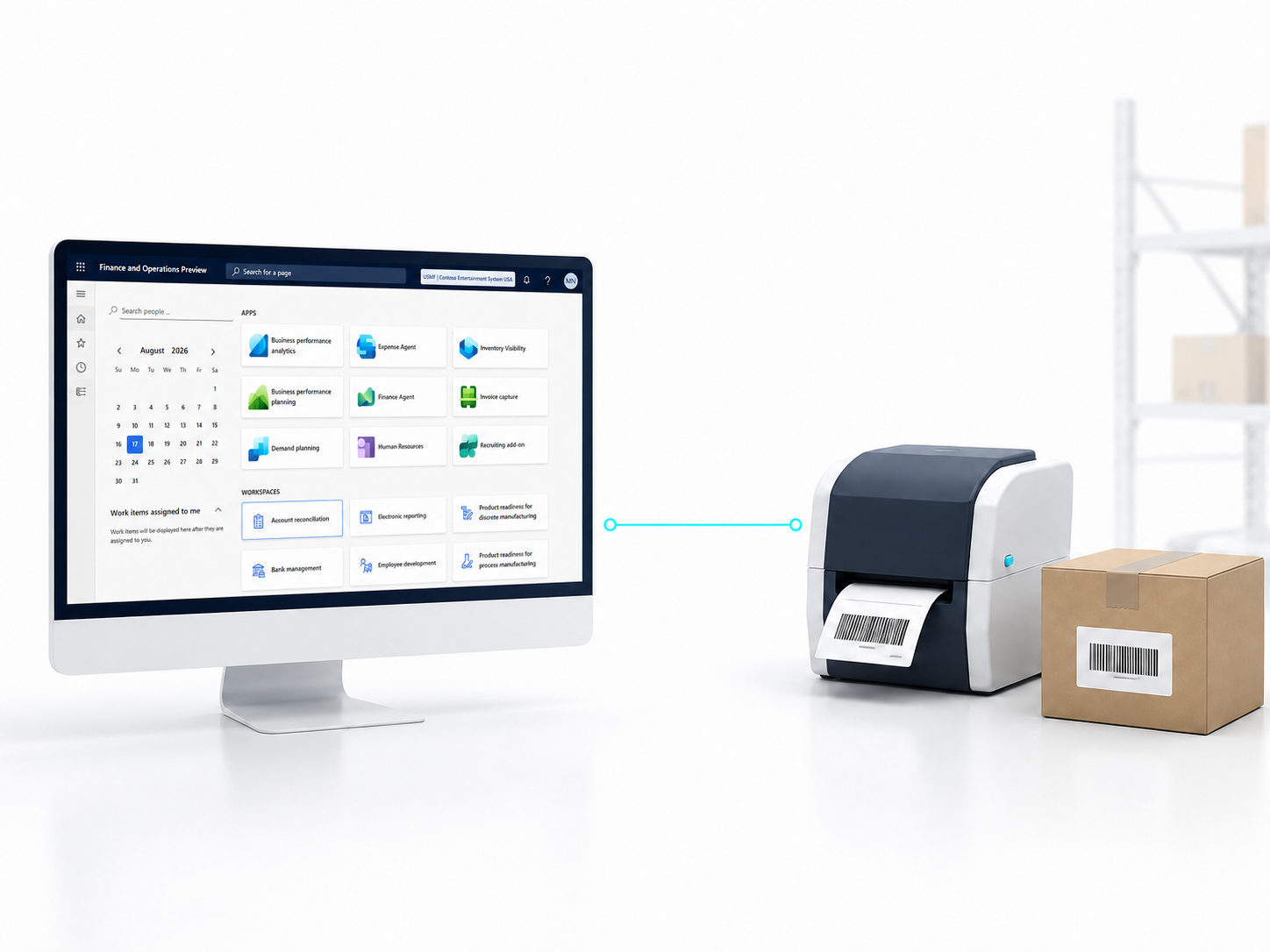 D365 F&O and Supply Chain Management label printing partnership